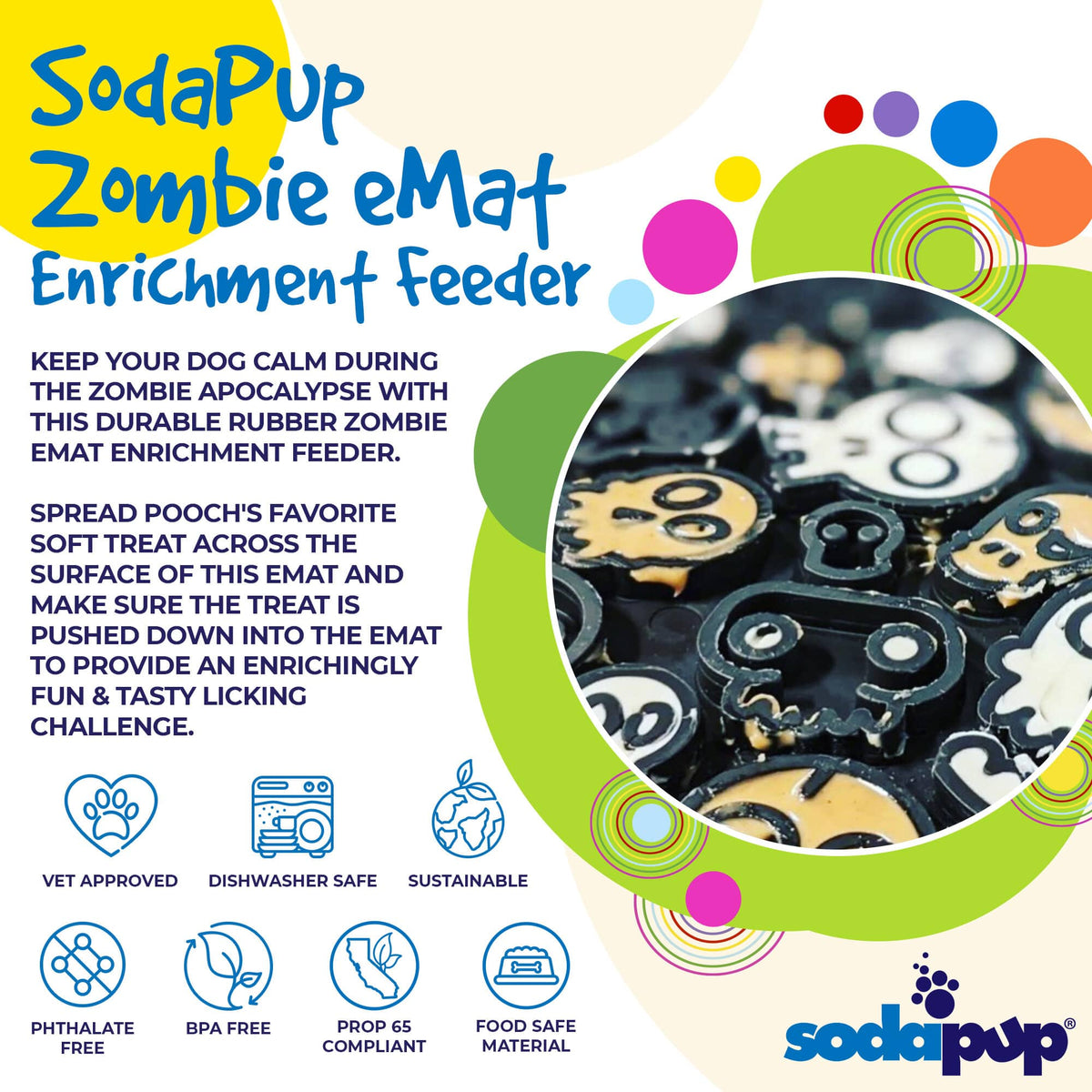 Zombie eMat enrichment feeder product overview