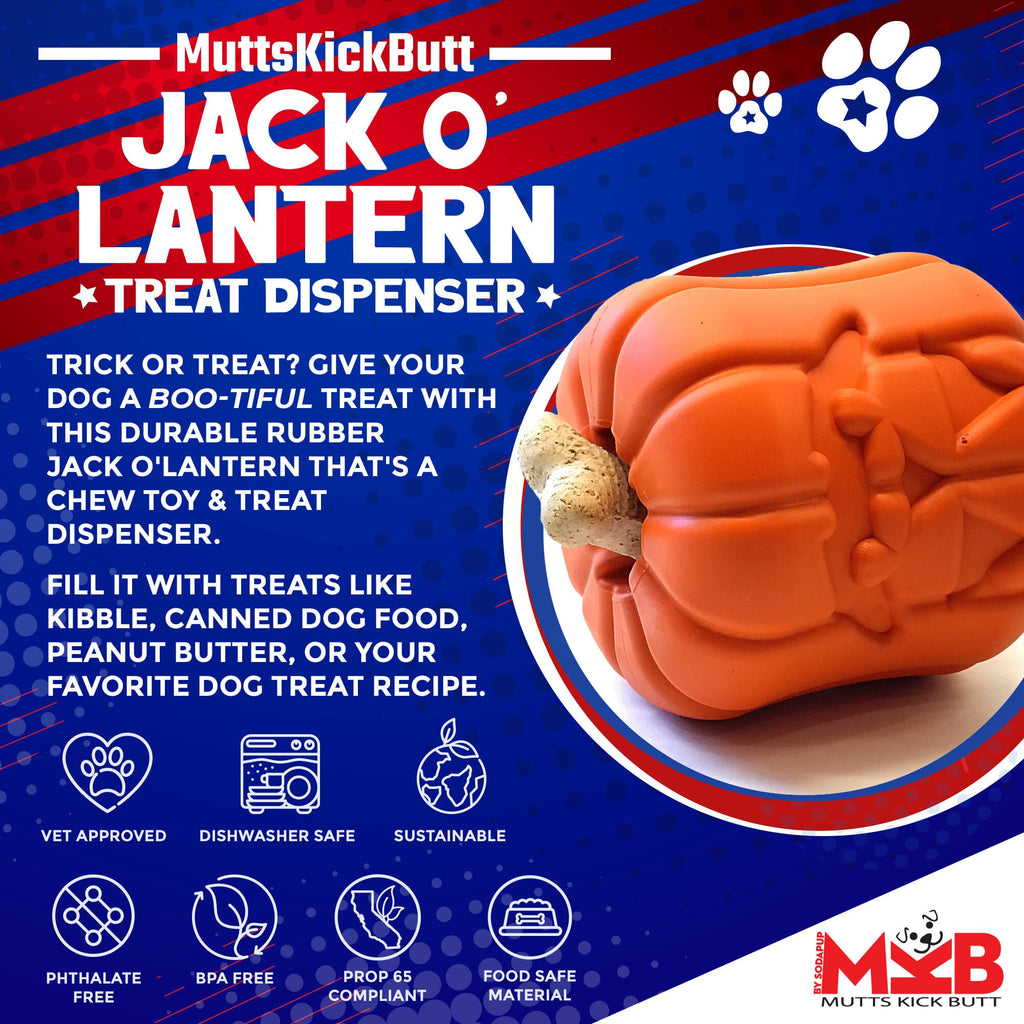 Jack O' Lantern dog toy product overview