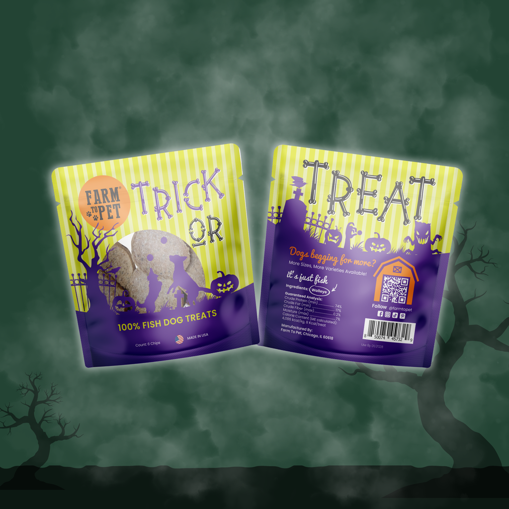 Fish snack pack Halloween dog treats
