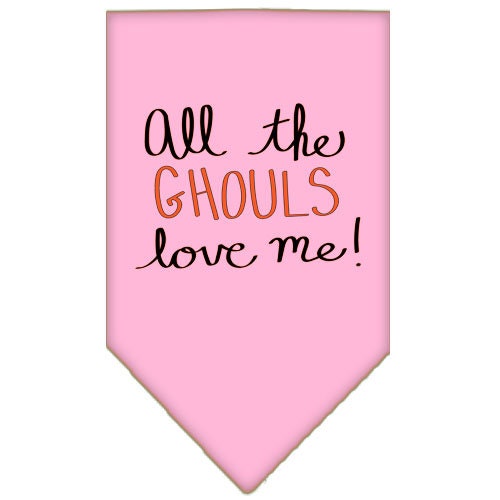 'All The Ghouls Love Me' Halloween pet bandana – view 8