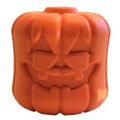 Orange Jack O' Lantern Halloween treat dispenser dog toy
